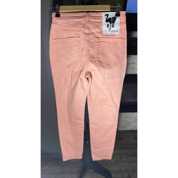 NWT-FREE PEOPLE-Light Pink Sandrine Rose-Pants--Size 27 - Picture 4 of 4